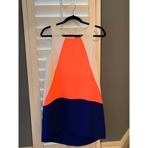 Tri colored dress